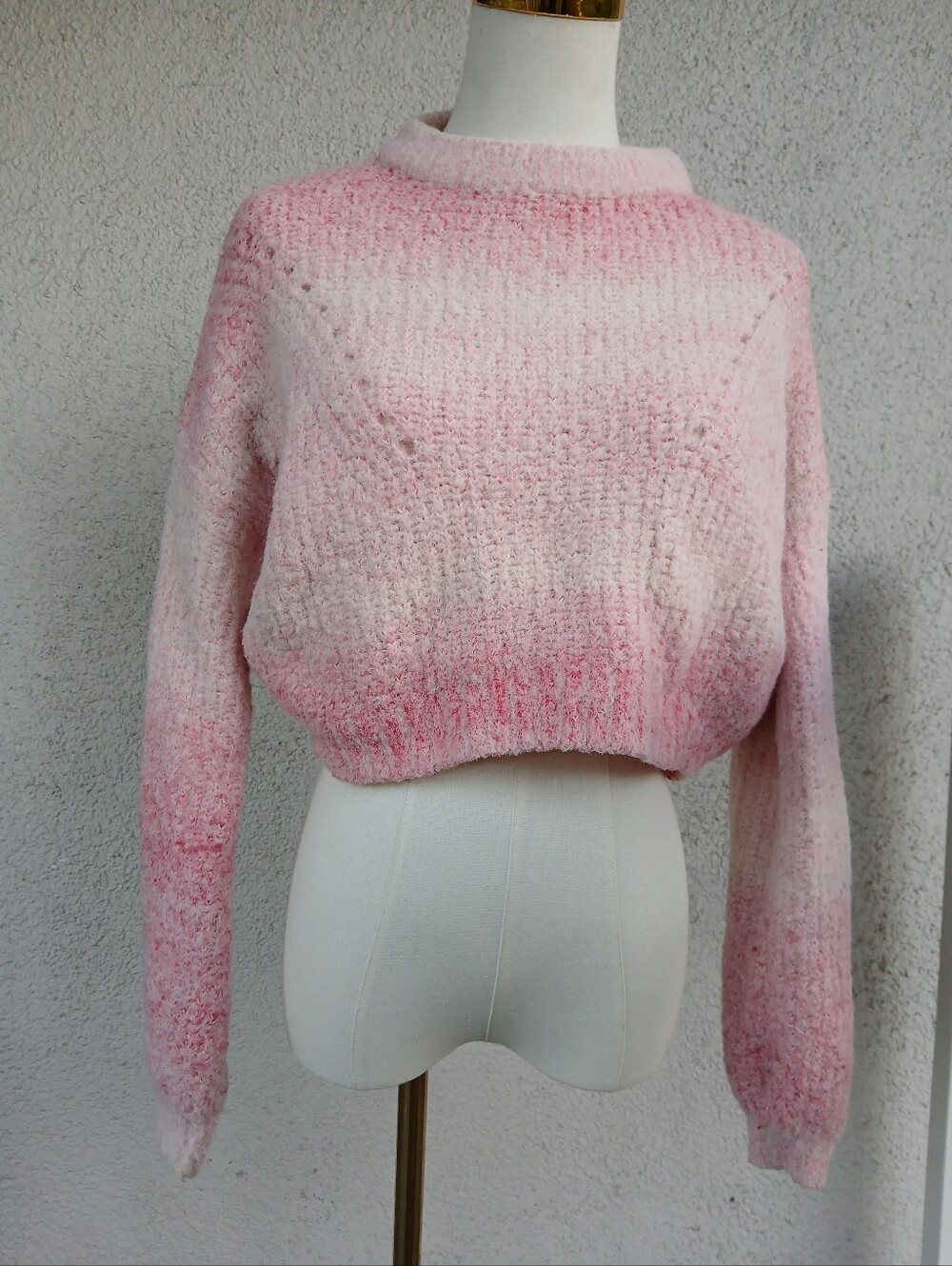 wild fable Pink Ombre Crewneck Sweater
